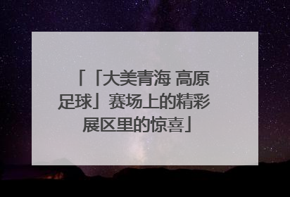 「大美青海 高原足球」赛场上的精彩 展区里的惊喜