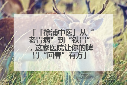 「徐浦中医」从“老胃病”到“铁胃”，这家医院让你的脾胃“回春”有方