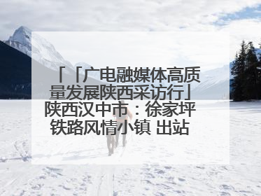 「广电融媒体高质量发展陕西采访行」陕西汉中市：徐家坪铁路风情小镇 出站就是景区