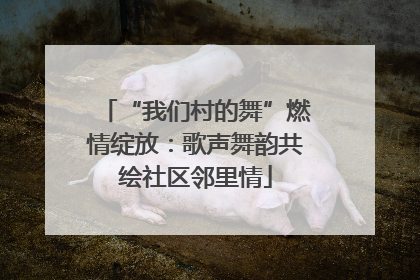 “我们村的舞”燃情绽放：歌声舞韵共绘社区邻里情