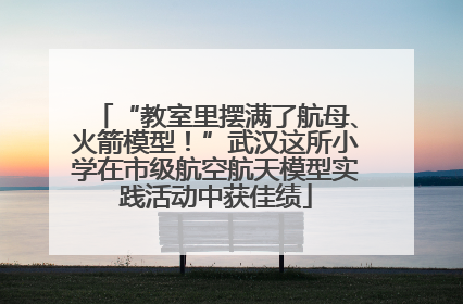 “教室里摆满了航母、火箭模型！”武汉这所小学在市级航空航天模型实践活动中获佳绩