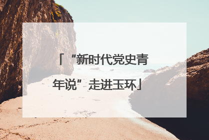 “新时代党史青年说”走进玉环