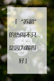 “苏超”的热闹不只是因为踢得好