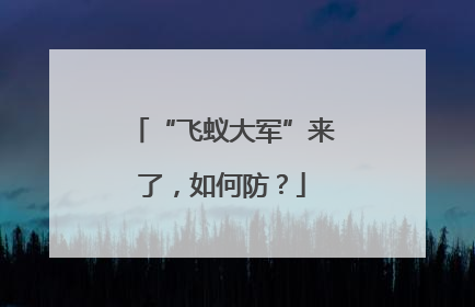 “飞蚁大军”来了，如何防？