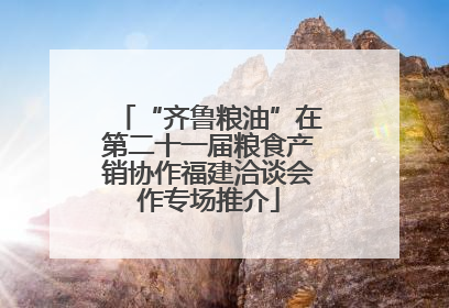 “齐鲁粮油”在第二十一届粮食产销协作福建洽谈会作专场推介