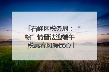 石峰区税务局：“粽”情普法迎端午 税惠春风暖民心