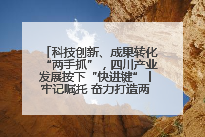 科技创新、成果转化“两手抓”，四川产业发展按下“快进键”丨牢记嘱托 奋力打造两高地两基地一屏障
