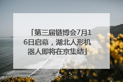 第三届链博会7月16日启幕，湖北人形机器人即将在京集结