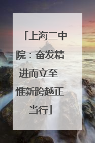 上海二中院：奋发精进而立至 惟新跨越正当行