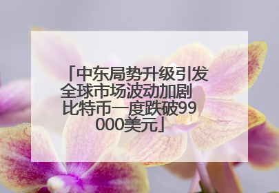 中东局势升级引发全球市场波动加剧 比特币一度跌破99000美元