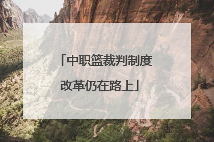 中职篮裁判制度改革仍在路上