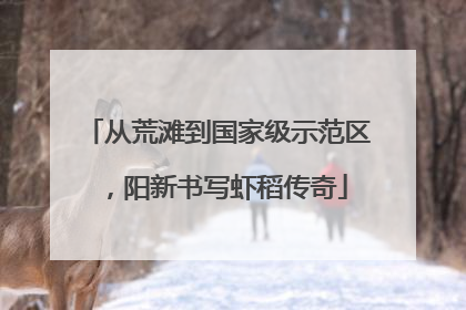 从荒滩到国家级示范区，阳新书写虾稻传奇