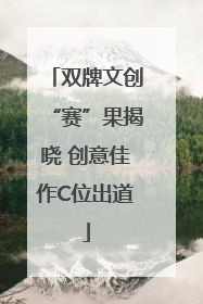 双牌文创“赛”果揭晓 创意佳作C位出道