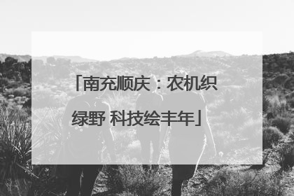 南充顺庆：农机织绿野 科技绘丰年