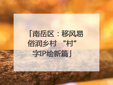南岳区：移风易俗润乡村 “村”字IP绘新篇