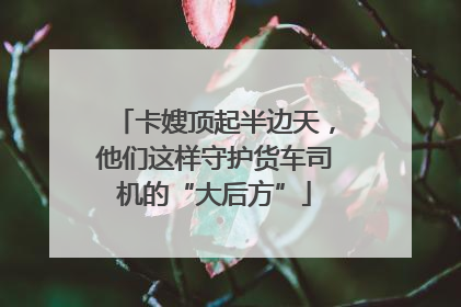 卡嫂顶起半边天，他们这样守护货车司机的“大后方”