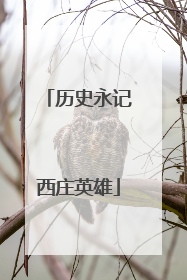 历史永记西庄英雄