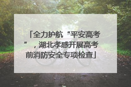 全力护航“平安高考”，湖北孝感开展高考前消防安全专项检查