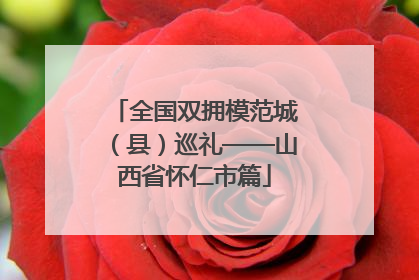 全国双拥模范城（县）巡礼——山西省怀仁市篇