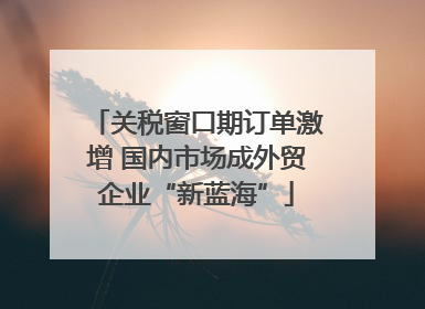 关税窗口期订单激增 国内市场成外贸企业“新蓝海”