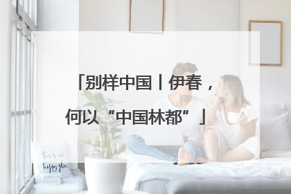 别样中国丨伊春，何以“中国林都”