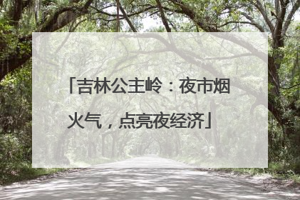 吉林公主岭：夜市烟火气，点亮夜经济