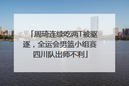 周琦连续吃两T被驱逐，全运会男篮小组赛四川队出师不利
