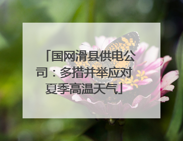国网滑县供电公司：多措并举应对夏季高温天气