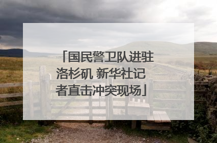 国民警卫队进驻洛杉矶 新华社记者直击冲突现场