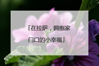 在拉萨，拥抱家门口的小幸福