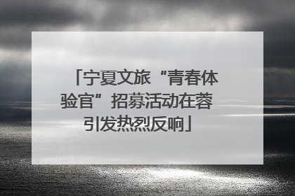 宁夏文旅“青春体验官”招募活动在蓉引发热烈反响