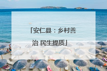安仁县：乡村善治 民生提质