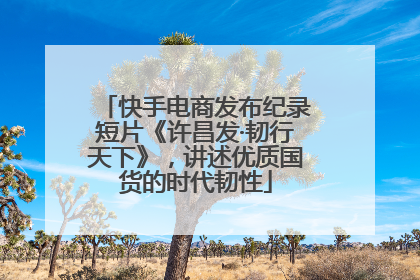 快手电商发布纪录短片《许昌发·韧行天下》，讲述优质国货的时代韧性
