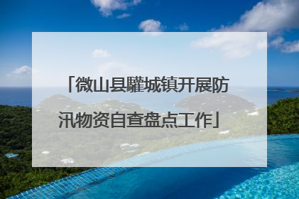 微山县驩城镇开展防汛物资自查盘点工作
