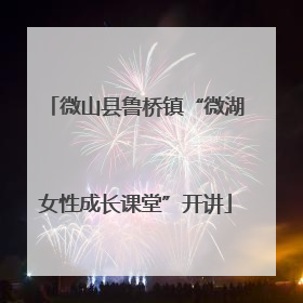 微山县鲁桥镇“微湖女性成长课堂”开讲