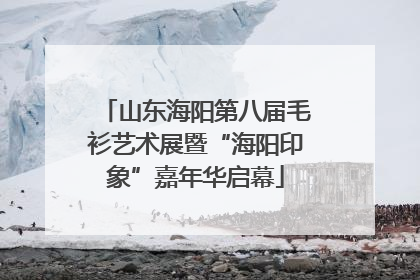 山东海阳第八届毛衫艺术展暨“海阳印象”嘉年华启幕