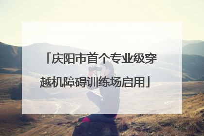 庆阳市首个专业级穿越机障碍训练场启用