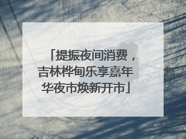 提振夜间消费，吉林桦甸乐享嘉年华夜市焕新开市
