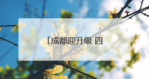 成都迎升级 四川三方面发力赋能高质量发展｜新闻发布最前线
