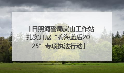 日照海警局岚山工作站扎实开展“碧海蓝盾2025”专项执法行动
