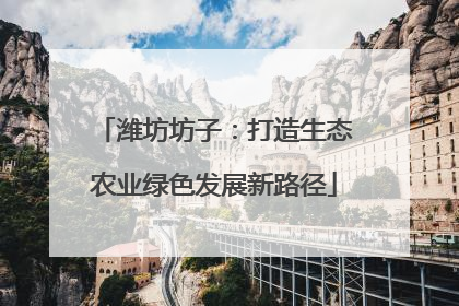 潍坊坊子：打造生态农业绿色发展新路径