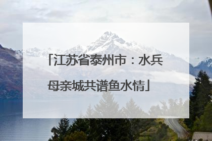 江苏省泰州市：水兵母亲城共谱鱼水情