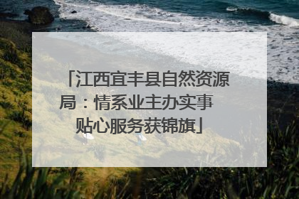 江西宜丰县自然资源局：情系业主办实事 贴心服务获锦旗