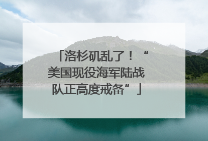 洛杉矶乱了！“美国现役海军陆战队正高度戒备”
