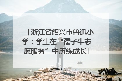 浙江省绍兴市鲁迅小学：学生在“孺子牛志愿服务”中历练成长