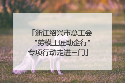 浙江绍兴市总工会“劳模工匠助企行”专项行动走进三门
