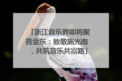 浙江音乐界即将聚首金东：致敬施光南，共筑音乐共富路