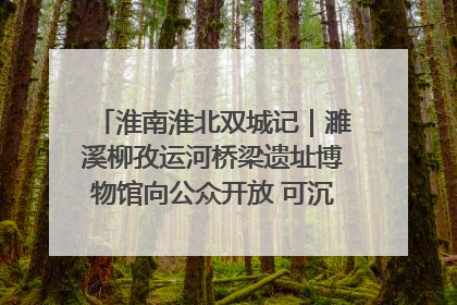 淮南淮北双城记｜濉溪柳孜运河桥梁遗址博物馆向公众开放 可沉浸式触摸历史