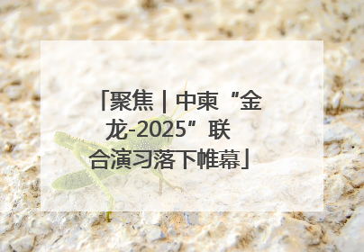 聚焦｜中柬“金龙-2025”联合演习落下帷幕