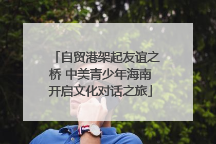 自贸港架起友谊之桥 中美青少年海南开启文化对话之旅